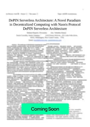 DePIN Serverless Architecture: A Novel Paradigm in Decentralized Computing with Naoris Protocol